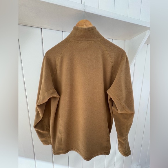 Men’s The North Face Light Brown Fleece Quarter Zip - Picture 4 of 5